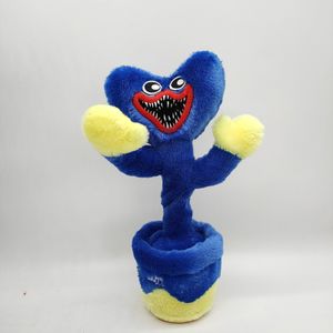 Poppy Playtime Plüschtiere Huggy Wuggy Elektronisches Wiederaufladbar Tanzendes und Singender Monster Horror gefüllte Plüsch Puppe Spielzeug Geschenke