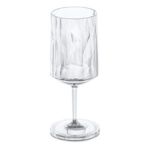 Koziol Club Wine Weinglas, Weißweinglas, Rotweinglas, Sektglas, Glas, Crystal Clear, 350 ml, 3401535