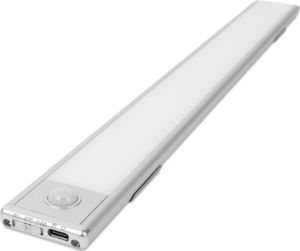 LED osvetlenie s pohybovým senzorom - s akumulátorom, magnetom - 2 W - 40  cm