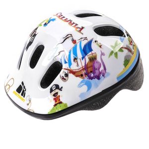 Kask ochronny Meteor, kask dziecięcy, kask rowerowy, rolki, kask MV6-2 dziecięcy kask rowerowy, rozmiar S 48-52 cm Pirat