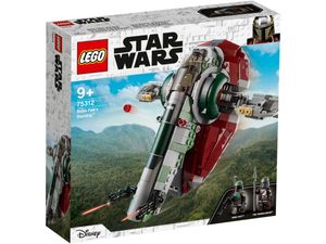 LEGO 75312 Star Wars Boba Fetts Starship, Weltraum-Spielzeug für Kinder ab 9 Jahren, Raumschiff-Modell aus The Mandalorian mit 2 Minifiguren, Geschenk für Kinder, Junge und Mädchen