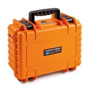 B&W Outdoor Case 3000 inkl. divider system orange
