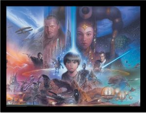 Star Wars - bedruckt "Episode I", Kunst PM9457 (30 cm x 40 cm) (Bunt)