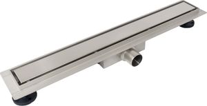 Odpływ Liniowy Duplex 50cm Chrom Stal AISI304 z Syfonem 49l/min, Montaż Pod Płytkę, Dwustronny Panel Balneo