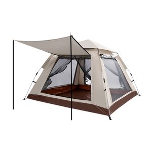 3–4 Personen Camping-Zelt, Pop-Up-Zelt mit Tragetasche, 215 x 215 x 142 cm, Campingzelt, winddicht und UV-beständig, Wurfzelt für Trekking, Outdoor, Camping