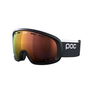 POC Fovea Mid Clarity Skibrille Damen und Herren Snowboardbrille  , Farbe:uranium black, Glaswahl:spektris orange