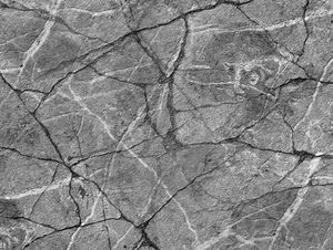 PVC Tischdecke Jura grau Wachstuch - Eckig - Länge & Breite wählbar - abwaschbare Tischdecke - Marmor Marlble marmoiert , Größe:90 x 90 cm