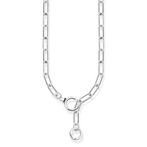 Thomas Sabo KE2192-643-21-L55 Herrenkette Silber mit steinbesetztem Ringverschluss