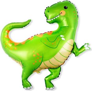 Folienballon - Dinosaurier, Dino, gruen, 62 cm, Flexmetal