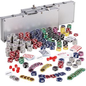 Pokerkoffer Pokerset Poker Set 1000 Laser Pokerchips Chips Alu Koffer Jetons