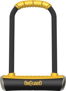 Bügelschloss Onguard Brute LS 8000 115 x 260mm, Ø 16,8mm, mit Halter, schwarz/gelb (1 Stück)