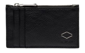 REPLAY Leder Kartenhalter Credit Card Holder Black schwarz