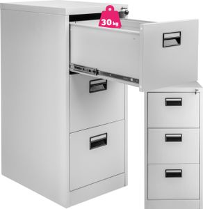 Aktenschrank abschließbar 62,4 x 46 x 102,8 cm Aktenschrank abschließbar 62,4 x 46 x 102,8 cm