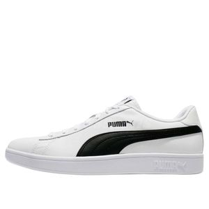 Puma Smash v2 L Unisex-Erwachsenen Sneaker Schuhe Sportschuhe Turnschuhe, Größe:UK 10.5 - EUR 45 - 29.5 cm, Farbe:Weiß / Schwarz