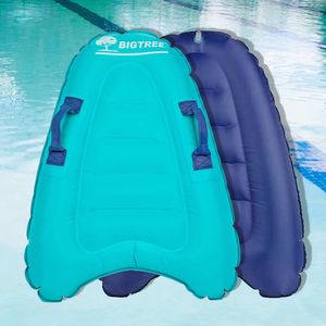 KAHOO Inflatable SUP-Board Aufblasbares Bodyboard, 52x14x70cm, Schwimmhilfe, Pure