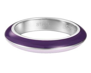 Esprit ESRG11564F Damen Ring marin 68 lavender-purple lila 60 (19.1)