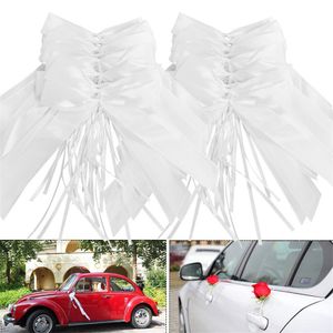 100 Stück Schleifen Hochzeit Deko Vintage Antennenschleifen Autoschleifen für Auto Hochzeit Deko Zimmerdeko