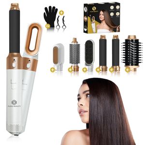 Fleau Beauty Hairwrap Multistyler - PRO Edition - Stylingeisen - Lockenstab - Föhn - Lockenbürste - Haartrockner - Haarstyler - 6 in 1 Set