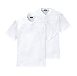 Schiesser Herren Unterhemd American Shirt T-Shirt Doppelpack Box - 008151, Größe Herren:3XL, Farbe:weiss