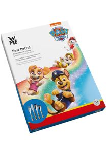 WMF Paw Patrol Kinderbesteck Set 4-teilig, Kinderbesteck Edelstahl, Besteck Kinder ab 3 Jahre, Cromargan poliert, spülmaschinengeeignet