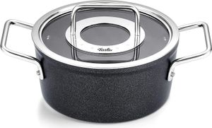 Fissler Adamant / Aluminium-Kochtopf (Ø 18 cm, 2L) Töpfe-beschichtet mit Glas-Deckel, antihaftend - Induktion
