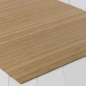 Bambusteppich SOLID nature, Maß ca. 200x200 cm, 50mm Stege auf Gazevliesrücken