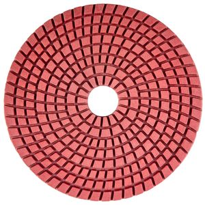 GRAPHITE Polier- und Schleifscheibe Außen-Ø 125 mm, K400, Diamantoberfläche, mit Kletthaftung für einen schnellen Scheibenwechsel, für Winkelschleifer