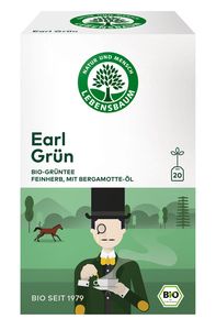 Grüner Tee Earl Grey in(20 x 15 g) - LEBENSBAUM