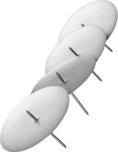 Halter für Adventskerzen - Ø ca. 7 cm - 4 Stück - silber
