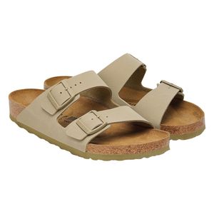 Birkenstock Herren Pantolette, grün(fadedkhaki (01624)), Gr. 37