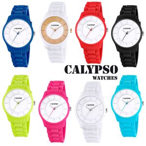 Calypso K5671 Damenuhr analog quarz Polyurethan-Armband, Uhren Variante:N°6