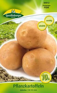 Kartoffel Adretta (10 Stück) (gelb, mehligkochend, mittelfrüh) | Pflanzkartoffeln von Quedlinburger