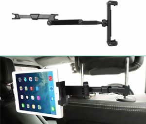Tablet Halterung Auto Kopfstütze, Universal Ausziehbare KFZ Kopfstützen Halterung Unterstüzt Kompatibel mit 4,7-12,9 Zoll