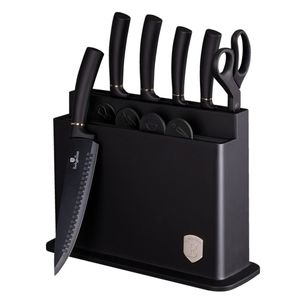 11-teiliges Messerset Berlinger Haus BH-2492 Schwarz Silber