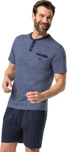 Franco Bettoni Herren Pyjama kurz, aus 100% Baumwolle