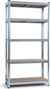 Regał metalowy 180x90x40 cm, 5 półek, 175kg