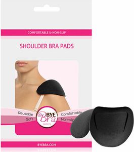 Bye Bra Schulter-BH-Pads Schwarz