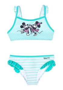 Minnie Mouse 100 Jahre Retro Bikini Bade-Set Badeanzug Bademode, Größe Kids:98