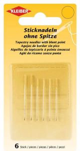 KLEIBER Sticknadel-Set abgerundete Spitze 6-teilig