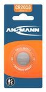 ANSMANN Lithium Knopfzelle "CR2016" 3,0 Volt 1er Blister