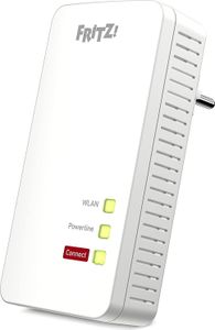 AVM FRITZ! Powerline FRITZ! Powerline 1260E - 1200 Mbps - IEEE 802.11a - IEEE 802.11b - IEEE 802.11g - IEEE 802.11h - IEEE 802.11i - Typ F - Gigabit Ethernet - 10,100,1000 Mbps - 10BASE-T - 100BASE-T - 1000BASE-T
