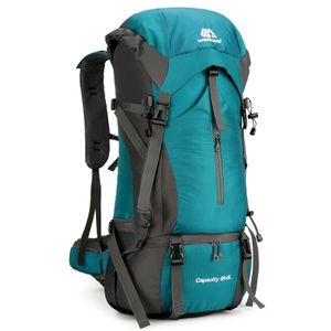 70L Wanderrucksack Wasserabweisender Kletter-Camping-Rucksack Reise-Tagesrucksack mit Regenschutz