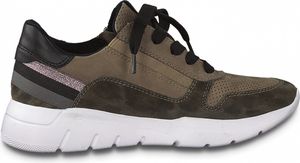 Jana Damen  Schnürschuhe sportlich braun Gr. 37