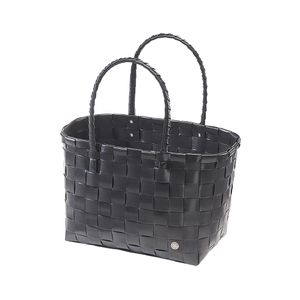 Kobolo torba na zakupy koszyk na zakupy pleciony plastikowy shopper - NOIR XXL - czarny - torba na ramię torba na zakupy torba transportowa Kobolo torba na zakupy koszyk na zakupy pleciony plastikowy shopper - NOIR XXL - czarny - torba na ramię torba na zakupy torba transportowa