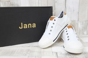 Jana Damen Sneaker weiß 42