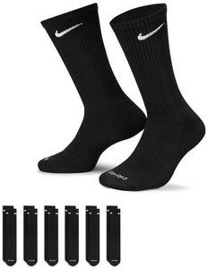 Nike EVERYDAY PLUS CUSHIONED CREW (6 PAARE) SCHWARZ L