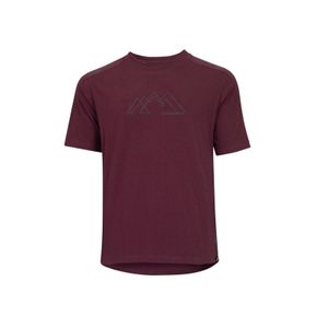 iXS Herren T-Shirt Flow Tech Tee MNT Graphic , Raisin - Violett, 3XL