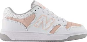 New Balance 480 Biały z różowymi butami - 39