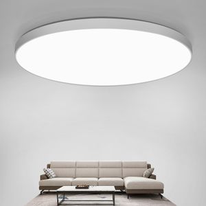 LED Deckenleuchte JDONG 36W 3000LM natürliches Weiß 4500K Rund Deckenlampe Weiß passend für Wohnzimmer, Schlafzimmer, Keller, Büro, Flur Durchmesser 37cm.