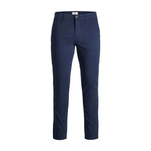 JACK JONES Kalhoty pánské bavlněné modré GR36205 - Velikost: W34_L32